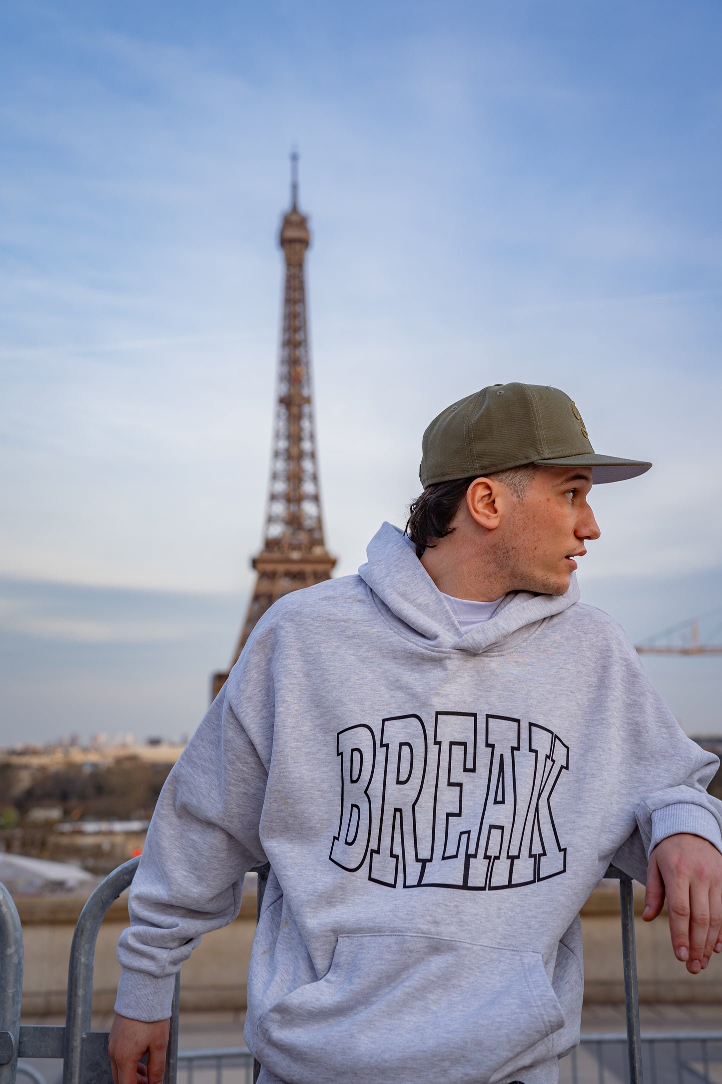 Hoodie Break Gris